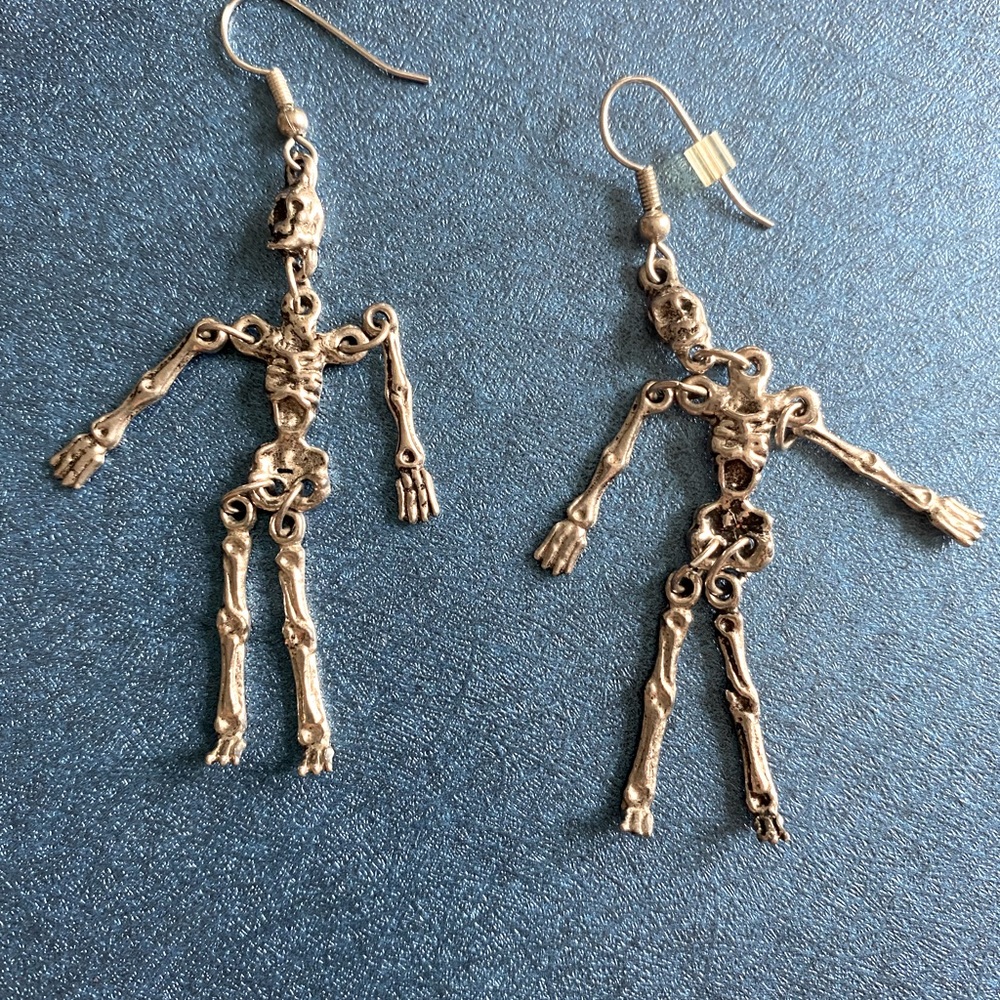 Skeleton earrings